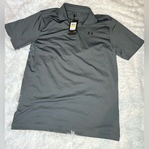 NWT Under Armour Men's Charcoal Polo Shirt